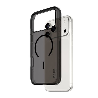 CARE by PanzerGlass Smokey MagSafe Case for iPhone 17 Pro – Smokey Black - view 1