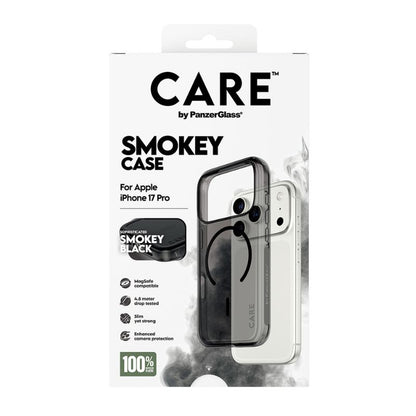 CARE by PanzerGlass Smokey MagSafe Case for iPhone 17 Pro – Smokey Black - view 6