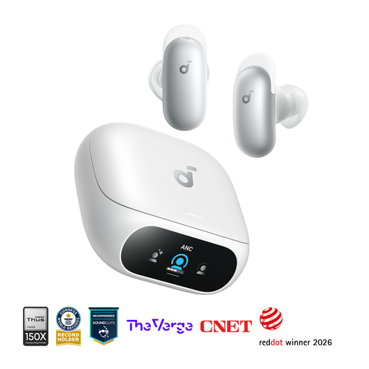 سماعات Anker Soundcore Liberty 5 Pro مع إلغاء الضوضاء التكيفي - أبيض - D1203H21