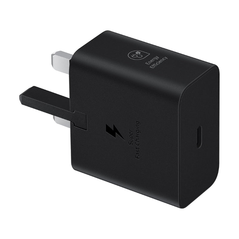 Samsung EP-T2510NBEGGB 25 W USB-C GaN Charger, UK Plug, Black, original view 2