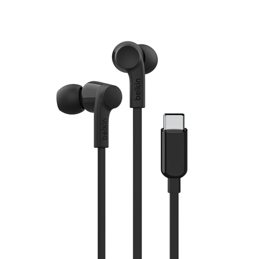 سماعات Belkin SoundForm السلكية بمنفذ USB-C - أسود - G3H0002btBLK