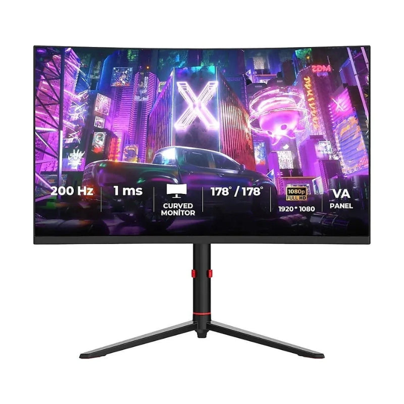 Havit GSC102-US 27-inch Curved FHD 200Hz Gaming Monitor, Black, original view 1