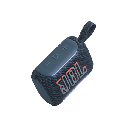 JBL Go 5 Portable Bluetooth Speaker with Ambient Lighting, Blue, original view 2