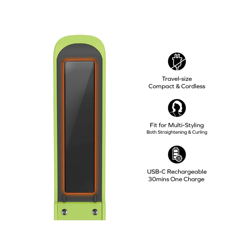 Momax 1-Care Styler HL17 Cordless Hair Straightener - Green