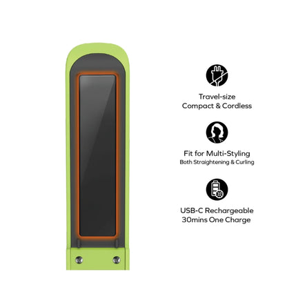 Momax 1-Care Styler HL17 Cordless Hair Straightener - Green