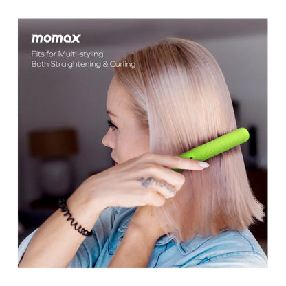 Momax 1-Care Styler HL17 Cordless Hair Straightener - Green