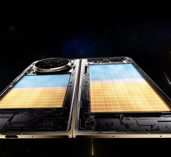 HONOR Magic V5 ذهبي - الهيكل والبطارية رسميًا