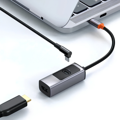 Mcdodo HU-1130 2-in-1 USB-C Hub with 8K HDMI and Up to 100 W PD, Gray, original view 2