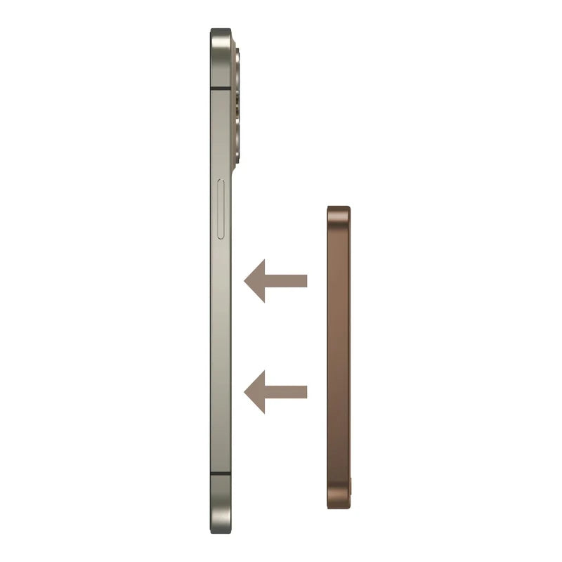 Momax Q.Mag X Gen 2 5000mAh Magnetic Power Bank - Desert Titanium
