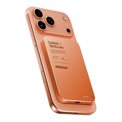 Momax Q.Mag X Gen 2 5000mAh Magnetic Power Bank - Orange