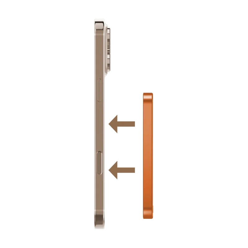 Momax Q.Mag X Gen 2 5000mAh Magnetic Power Bank - Orange