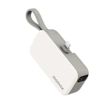 Momax 1-Power Mini IP130 MFI 5000 mAh Lightning Power Bank - White