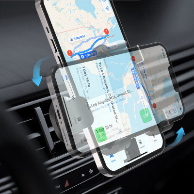 LENYES CR196 holder with phone mounted for navigation