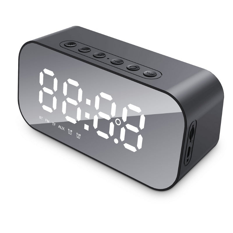 Havit M3 Wireless Alarm Clock Speaker - Black, Black, original view 1