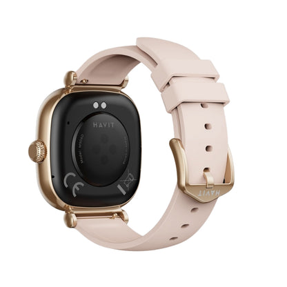 Havit M9060 AMOLED Smart Watch with Bluetooth Calling - Gold