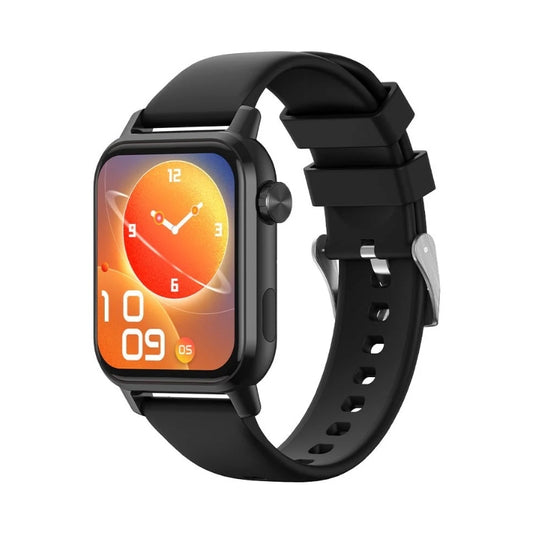 Havit M9078 1.85-inch Smart Watch with LED Flashlight, Black - Black