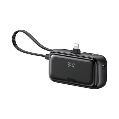 Mcdodo FreeKit MC-7800 5000 mAh Lightning Power Bank, Black - Black