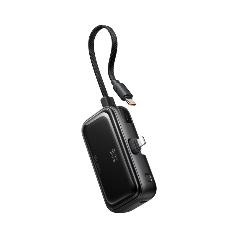 Mcdodo FreeKit MC-7800 5000 mAh Lightning Power Bank, Black - Black