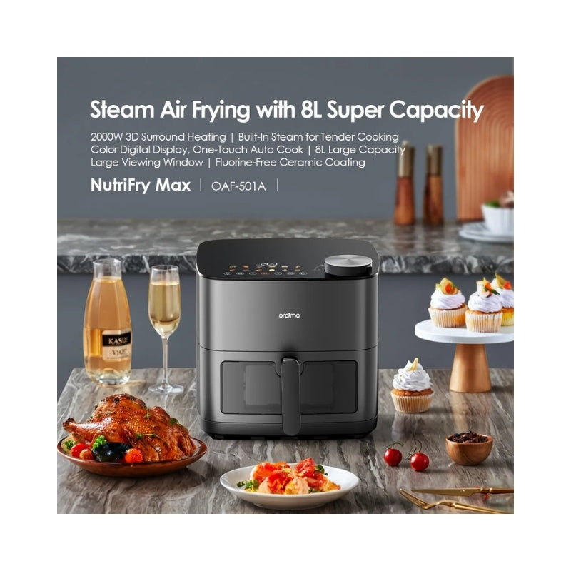 Oraimo NutriFry Max OAF-501A 8L 2000W Air Fryer