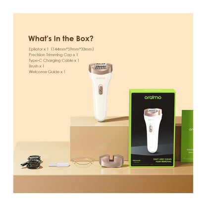 Oraimo SilkSmooth OBE-210N Two-Speed Epilator – White