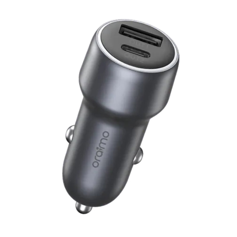 Oraimo Bullet 48 OCC-73D Car Charger, 48 W, Dark Chrome