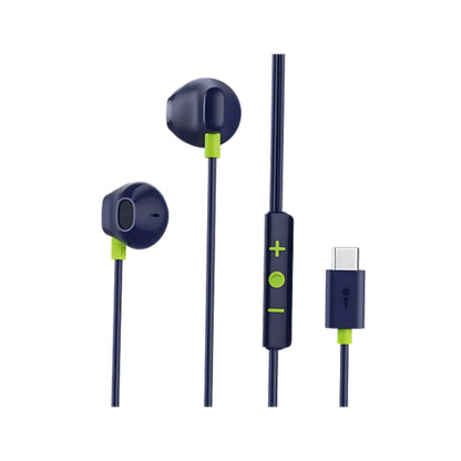 Oraimo Halo Airy OEP-650 USB-C Wired Earphones with DAC Blue original view 1