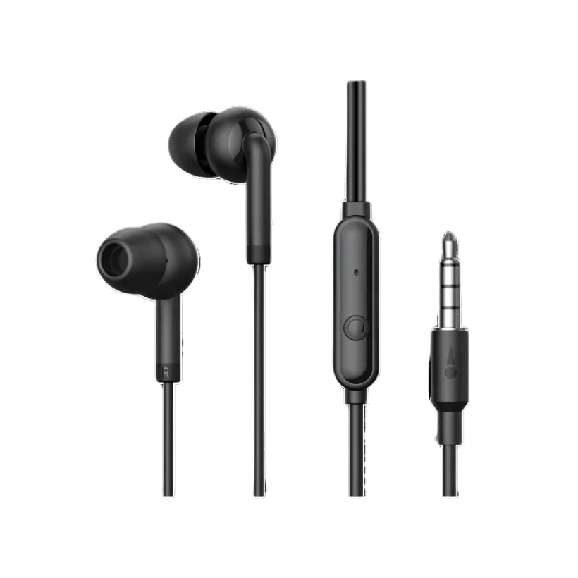 Oraimo Conch 2 OEP-E11 3.5 mm Wired Earphones, Black Black original view 3