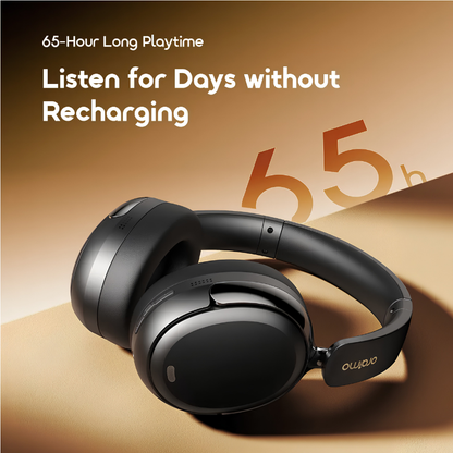 Oraimo BoomPop N OHP-915N ANC Headphones, Speed Black, Speed Black, original view 2