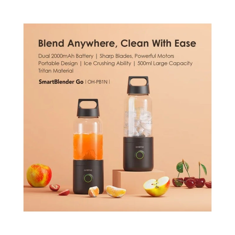 Oraimo SmartBlender Go OH-PB1N 500 mL Portable Blender, Black