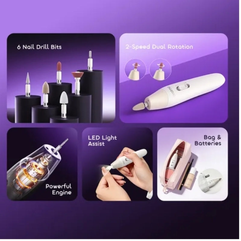 Oraimo Tipsy OMS-210N White Manicure Set - White