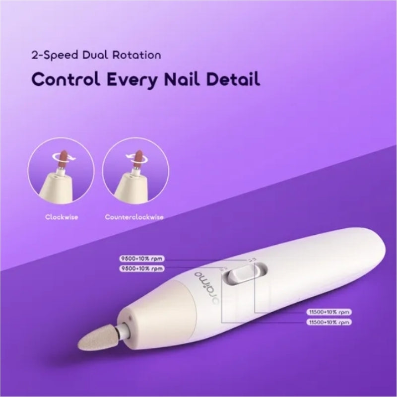 Oraimo Tipsy OMS-210N White Manicure Set - White
