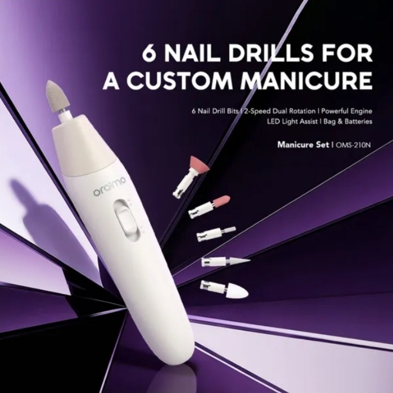 Oraimo Tipsy OMS-210N White Manicure Set - White
