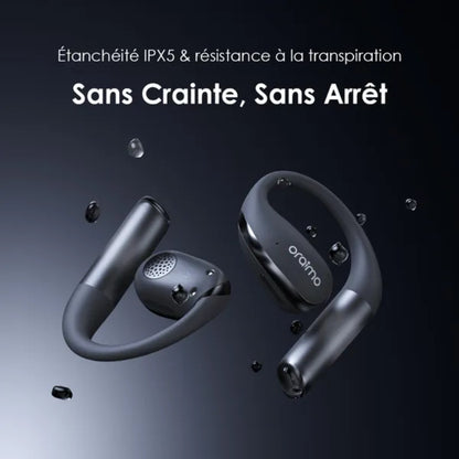 Oraimo OpenArc OPN-675 Open-Ear Wireless Earphones - Graphite Grey, original view 2
