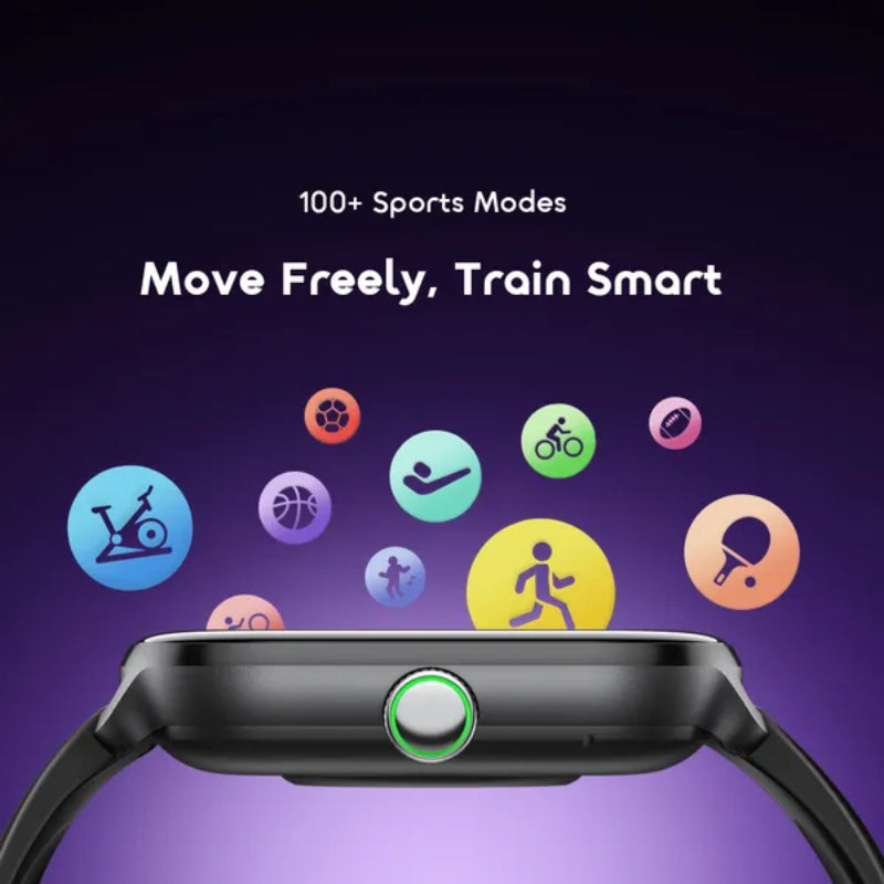 Oraimo Watch 6 Lite OSW-809 Smartwatch – Black - Default Title
