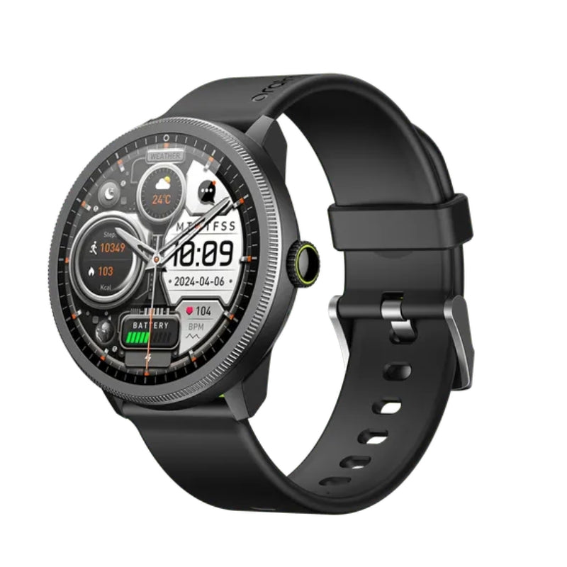 Oraimo Watch 5R OSW-820 AMOLED Smart Watch, Black - Black