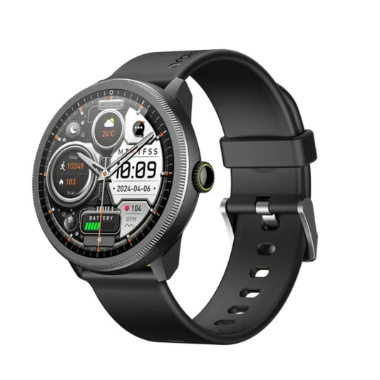 Oraimo Watch 5R OSW-820 AMOLED Smart Watch, Black - Black