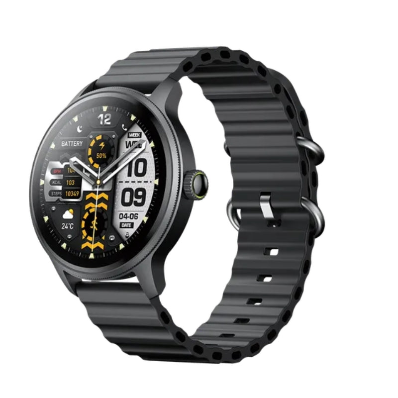 Oraimo Watch 5R Pro OSW-830 AMOLED Smart Watch, Black - Black
