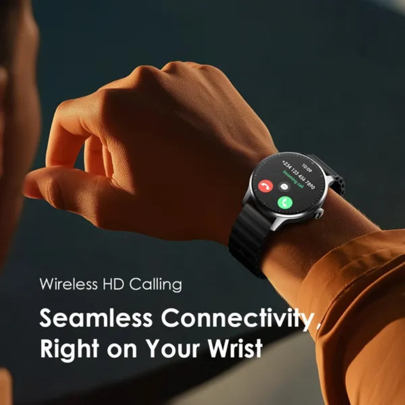 Oraimo Watch 5R Pro OSW-830 AMOLED Smart Watch, Black - Black