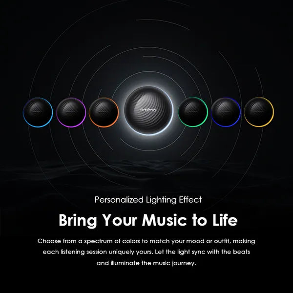 Oraimo SpaceBuds OTW-630 Hybrid ANC Earbuds with Personalized Lighting, original view 4