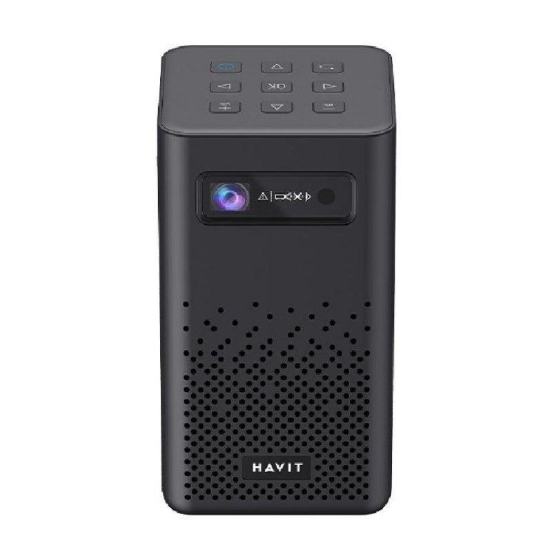 Havit PJ208 Prime Onyx Portable Projector, Native 960 × 540, Black, original view 1