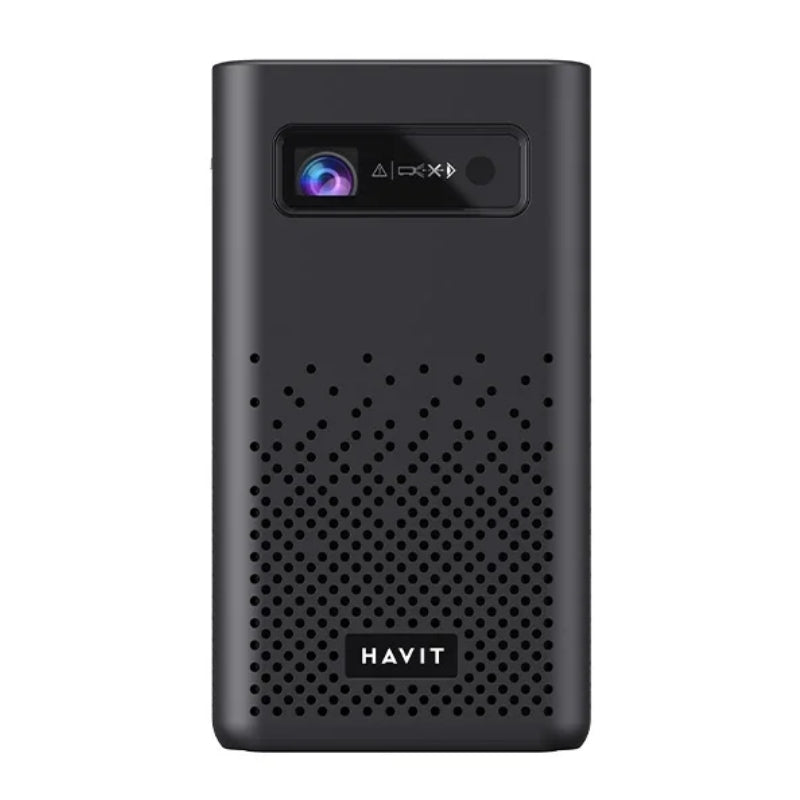 Havit PJ208 Prime Onyx Portable Projector, Native 960 × 540, Black, original view 4