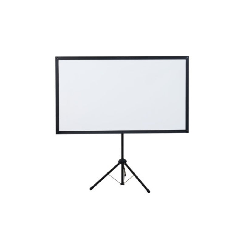 Havit PS60 60-inch Projector Screen with Tripod, Black Frame, original view 1
