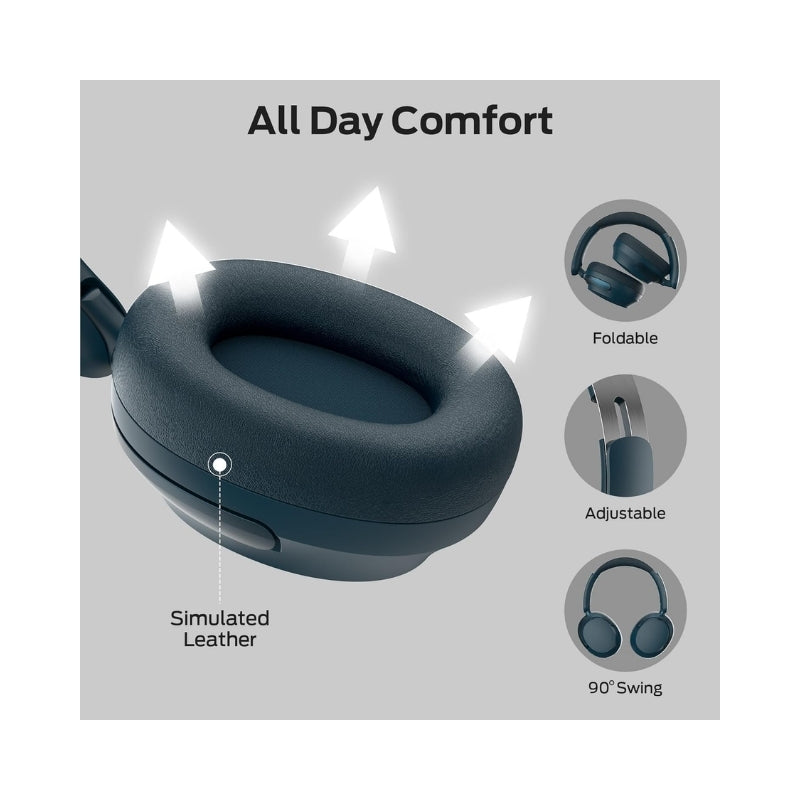Monster Persona 3rd ANC Wireless Headphones, Blue, original view 5