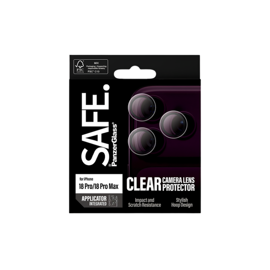 SAFE. by PanzerGlass Hoops Clear Camera Lens Protector for iPhone 18 Pro / 18 Pro Max - view 4