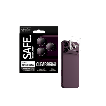 SAFE. by PanzerGlass Hoops Clear Camera Lens Protector for iPhone 18 Pro / 18 Pro Max - view 5