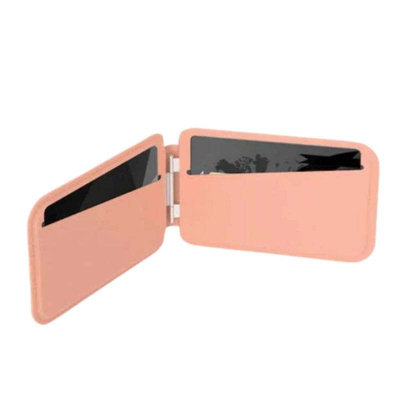 Momax 1-Wallet SR29P Magnetic Card Holder with Stand, Pink