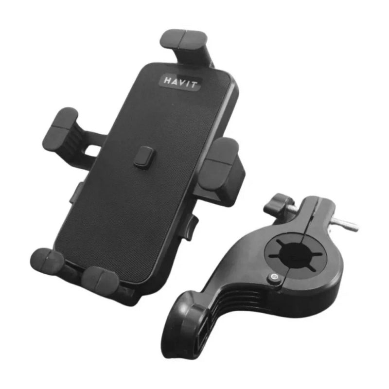 Havit ST7137 Bicycle and Motorcycle Handlebar Phone Holder, Black, original view 2