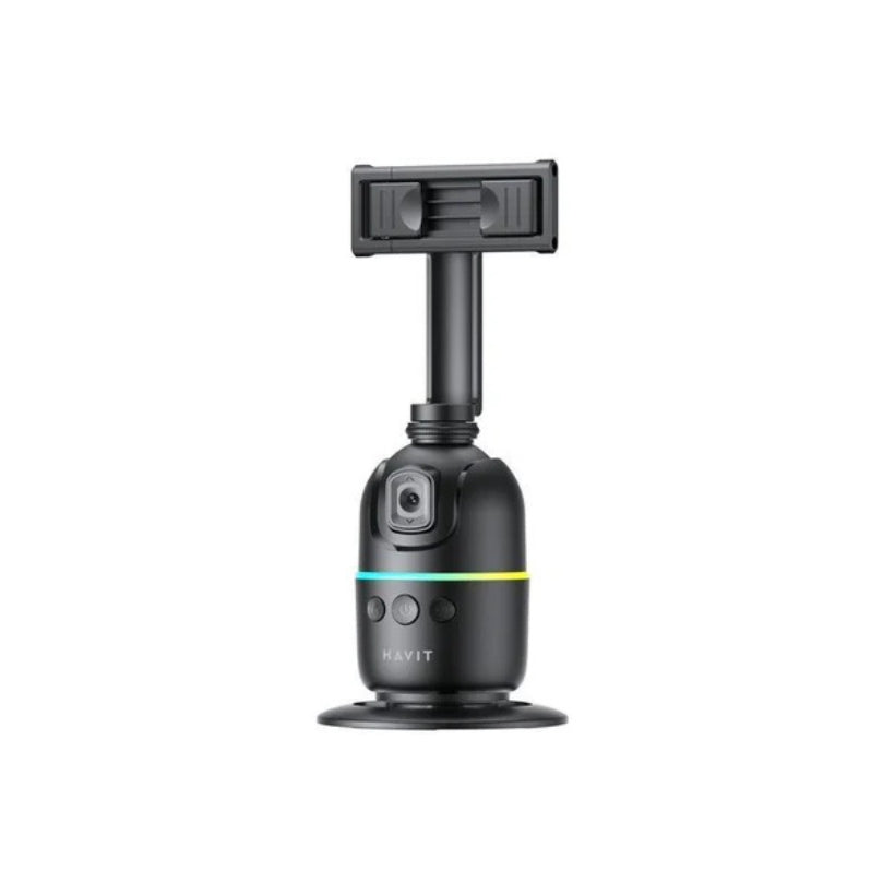 Havit ST7609 Auto Face-Tracking Phone Holder with 360° Rotation – Black - view 1