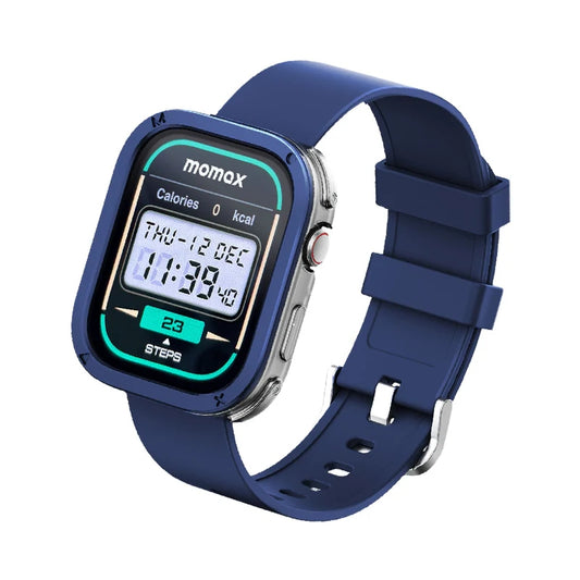 Momax 1-Wear+ Pro SW3 AMOLED Smart Watch, Bluetooth Calling - Dark Blue