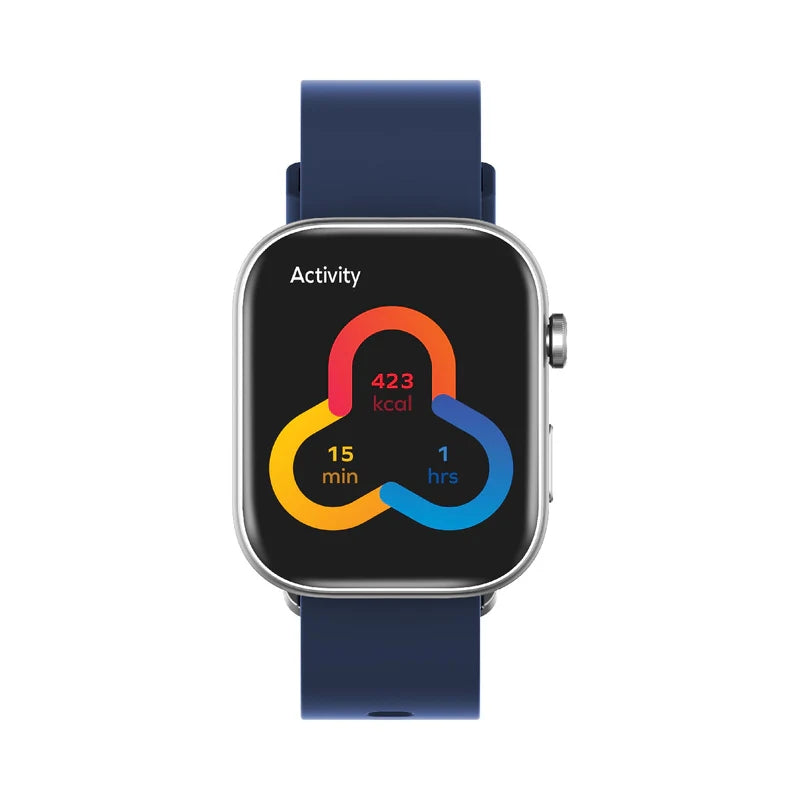 Momax 1-Wear+ Pro SW3 AMOLED Smart Watch, Bluetooth Calling - Dark Blue